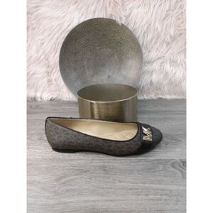 MICHAEL Michael Kors Women's Jilly Round Toe Ballet Flats - Brown 7M